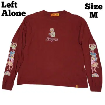 Left Alone 롱티 자수 새상품급 M 사이즈 긴팔 컬러풀
