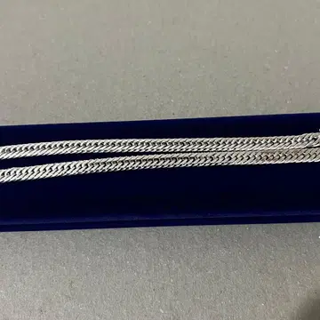 실버 925 키헤이 목걸이 12면 트리플 55cm
