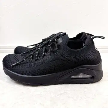 SKECHERS UNO Everywear 통굽 스니커즈 23.5cm 블랙