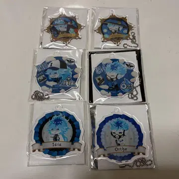 트위스테 아크릴 키링 이데아 오르토 유니온 오메카시 블루