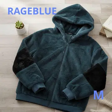 인기 폭신폭신! RAGEBLUE 퍼 후드티 M 사이즈