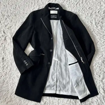 BEAMS LIGHTS x EMMETEX 스탠드 카라 코트 벨로아