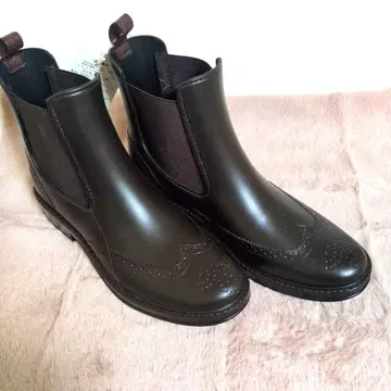 사이드 고어 부츠 다크 브라운