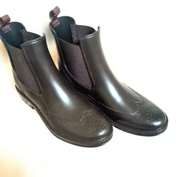 사이드 고어 부츠 다크 브라운