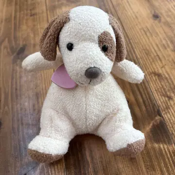 시나다 완찬 봉제 인형 20cm 강아지 브라운 화이트