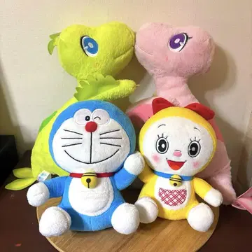 도라에몽 2020 진구의 신공룡 봉제 인형 큐 미 미 도라미