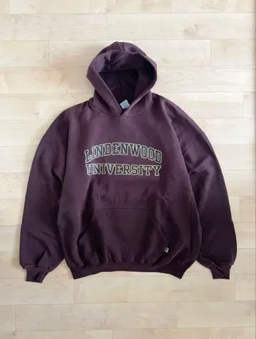 RUSSELL ATHLETIC 칼리지 로고 후디 90s