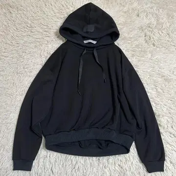 [ COGTHEBIGSMOKE ] 코그더빅스모크 후드티 돌먼 블랙 루즈핏