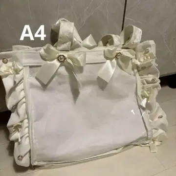 자카마트 화이트 화이트 프릴 5주년 이타백 A4