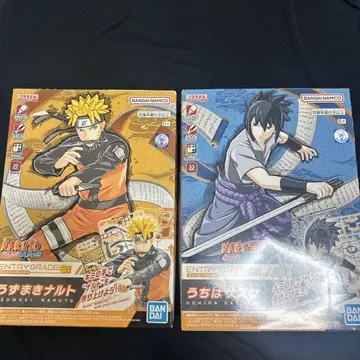 나루토 사스케 프라모델 피규어 2체 세트 미개봉