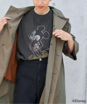 R JUBILEE/DISNEY COLLECTION LW 가공 셔츠