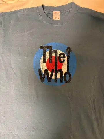 The Who 로고 티셔츠 블루