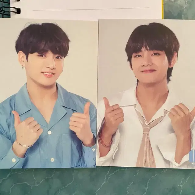 방탄 bts 정국 태형 뷔 럭키 아미부스 포카