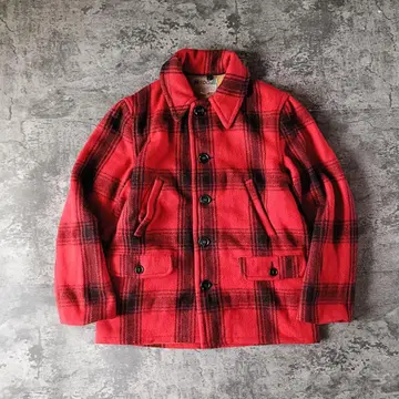 50s SOO 체크 무늬 헌팅 자켓 매키노 자켓