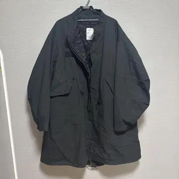 블랙 모즈 코트 남성용