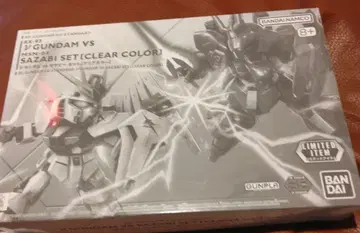 한정판 SD 건담 EX 뉴 건담 vs 사자비 세트 클리어 컬러
