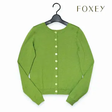 FOXEY 폭시 캐시미어 실크 니트 가디건