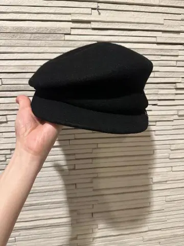 카시라 블랙 헌팅 캡 울