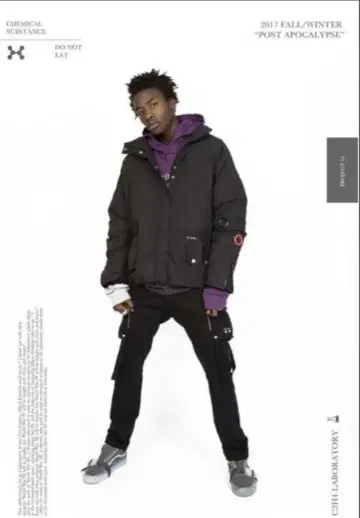 C2h4 포스트 아포칼립스 집업 다운 재킷