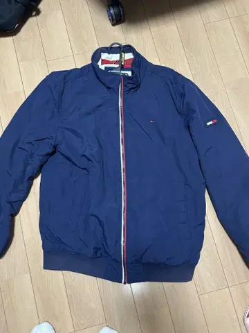 TOMMY HILFIGER 네이비 나일론 자켓 M