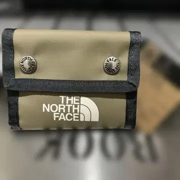 THE NORTH FACE 접이식 지갑 베이지