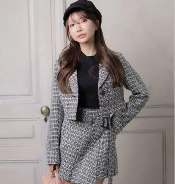LIPSERVICE 트위드 자켓