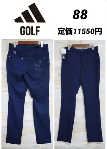 [ 88 ] 아디다스 골프 백 자수 5 포켓 롱 팬츠