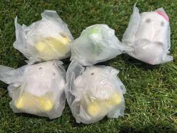 산리오 캐릭터즈 유령놀이 피규어 세트 푸딩 키티 케로피