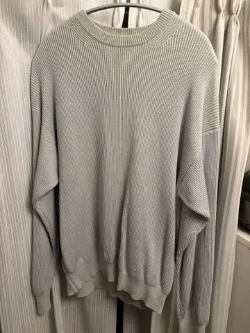 AURALEE SUPER HARD TWIST RIB KNIT 사이즈 0
