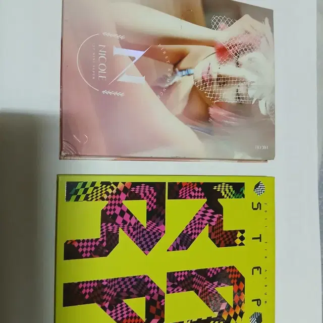 카라 STEP 앨범 + 니콜 First.사인앨범.포카