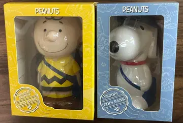 PEANUTS 70주년 기념 스누피 & 찰리 브라운 저금통 세트