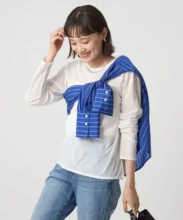 시어 롱 슬리브 티셔츠