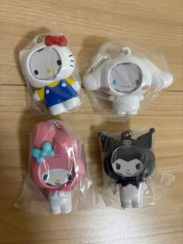 산리오 캐릭터즈 사진 프레임 마스코트 전 4종 컴프 세트