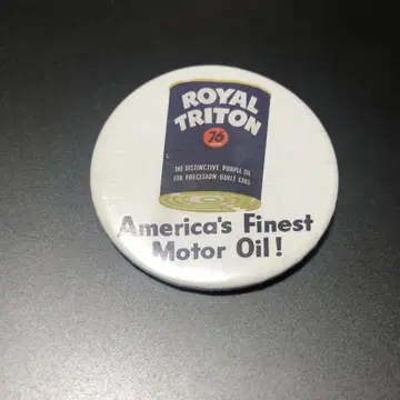 [빈티지] 로얄 트리톤 핀 배지 직경 5cm