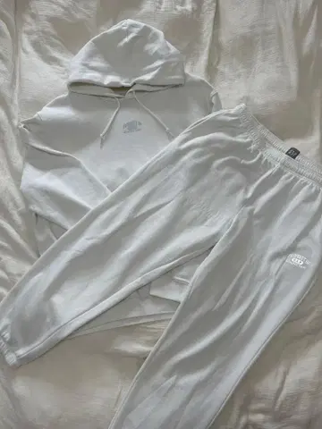 GAP 화이트 후드 맨투맨&팬츠 XL