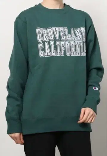 CHAMPION/챔피온 빅 실루엣 칼리지풍 로고 트레이닝복