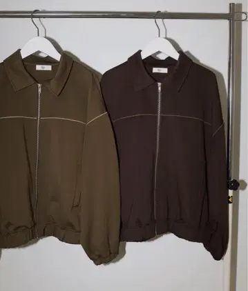 Mili affinity 블루종 오버 사이즈 카키