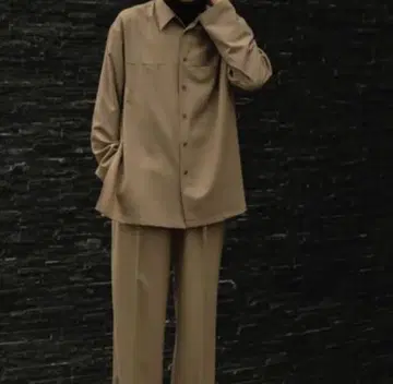 ryo takashima RELUX SHIRT(CAMEL)