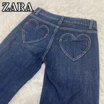 [ 새상품급 ] ZARA 자라 하트 포켓 데님 팬츠