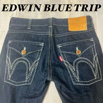 [일본제 다크 네이비] EDWIN BLUE TRIP 부츠컷 데님 팬츠