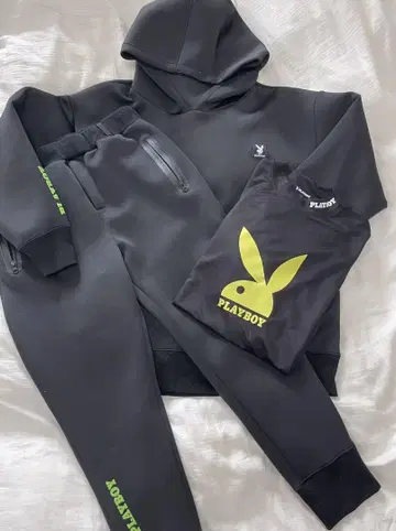 PLAYBOY 블랙 후디 세트 1X