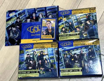 SixTONES GOLD 초회판 3형태 세트 특전 포함 Blu-ray