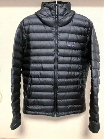 Patagonia 남성용 다운 스웨터 후디 사이즈 M 블랙