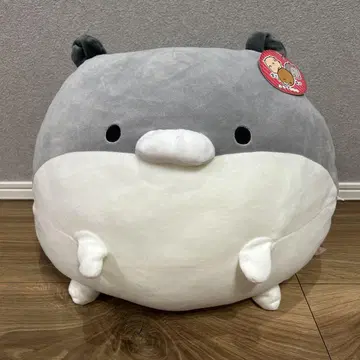 오모치 동물원 햄모치 특대 사이즈 봉제 인형 쿠로마메