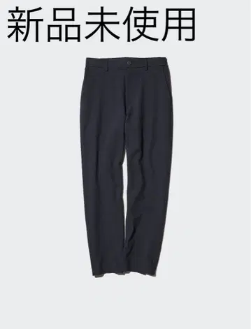 새상품 UNIQLO 유니클로 감동 이지 팬츠 울 라이크 S 네이비