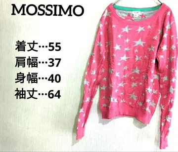 MOSSIMO 별 패턴 긴팔 니트 M/M 핑크