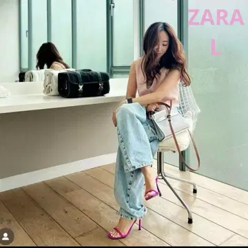 ZARA 핑크 베스트 카미사키 메구 씨 착용 베스트 PINK 새상품