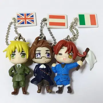 헤타리아 마스코트 키체인 영국 오스트리아 이탈리아