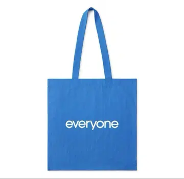 everyone nylon logo tote bag blue