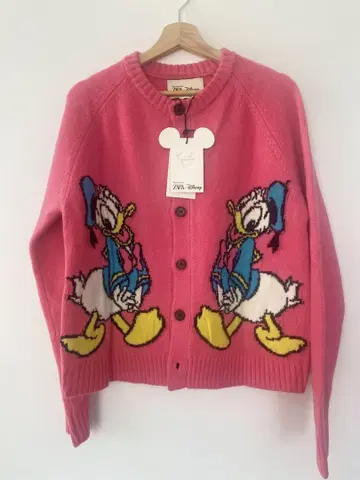 M: [ ZARA ] X DISNEY 도널드 덕 울 가디건